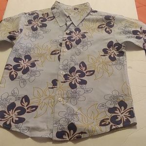 C) Faded Glory Boys Blue, short sleeve collar button down Dress shirt